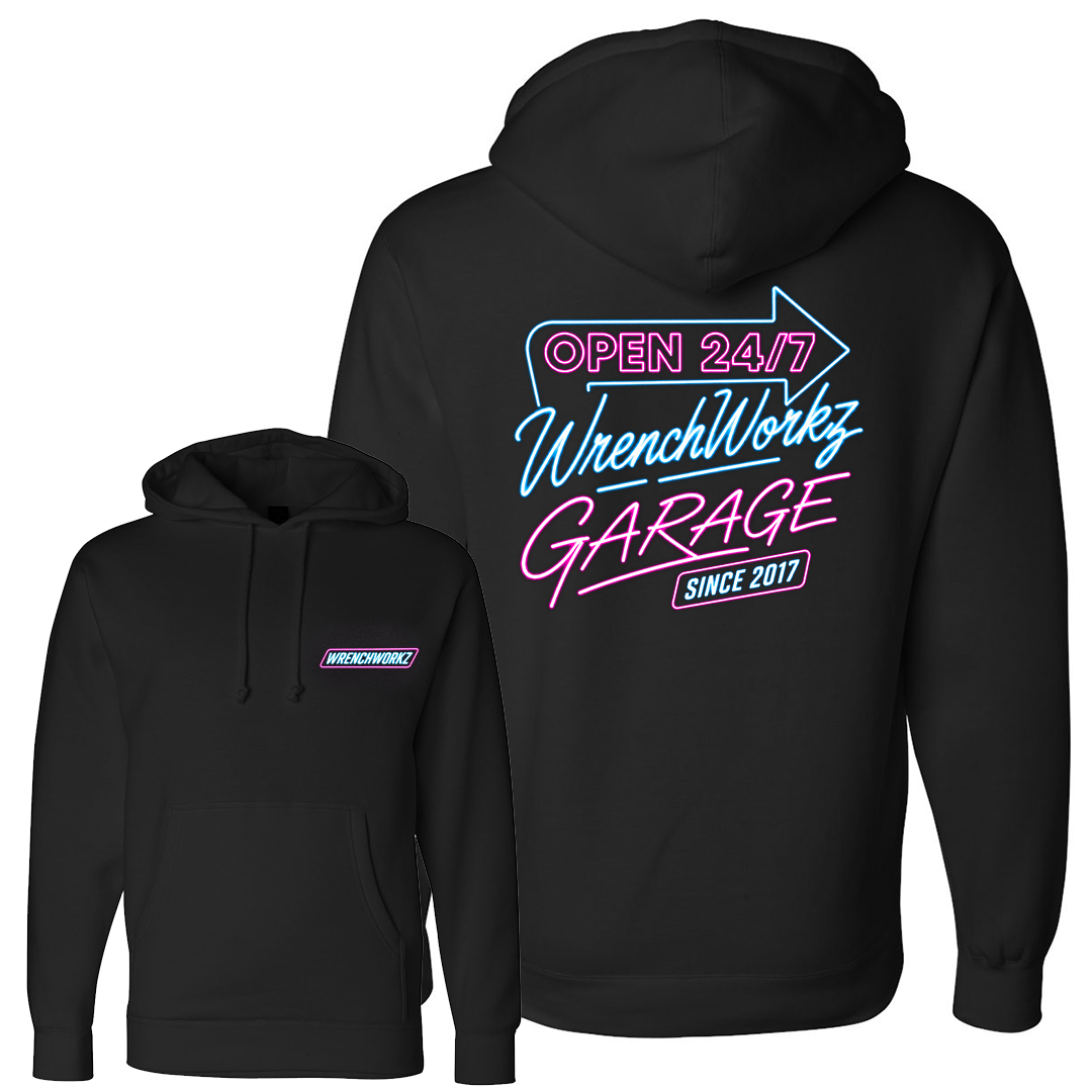 Open 24 - 7 Hoodie