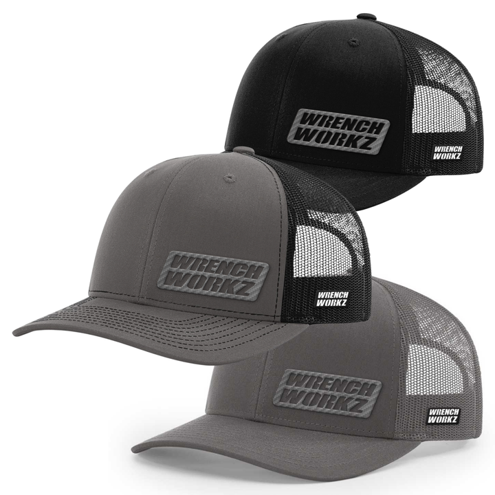 WW Charcoal Carbon Side Patch Trucker