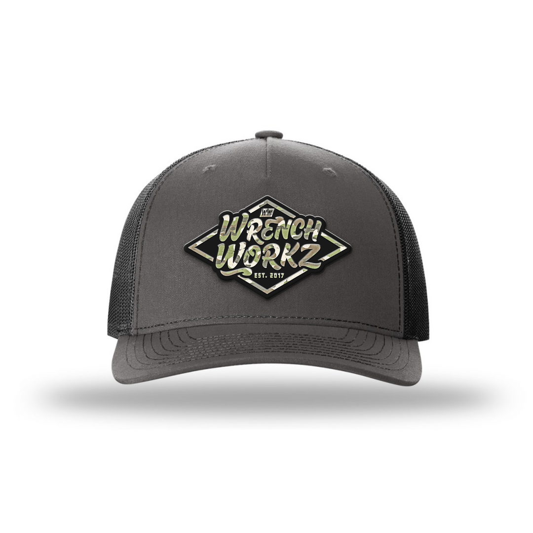 Camo Diamond Trucker