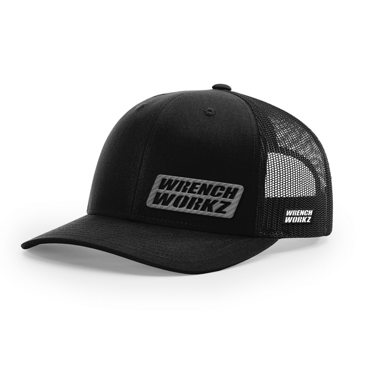 WW Charcoal Carbon Side Patch Trucker