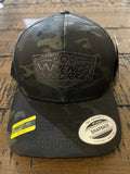 Leather Badge Snapback Hat