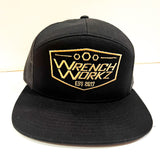 Badge 7Panel Flat Brim Hat