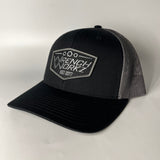 Grey Black Patch Snapback