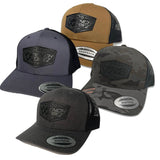 Leather Badge Snapback Hat